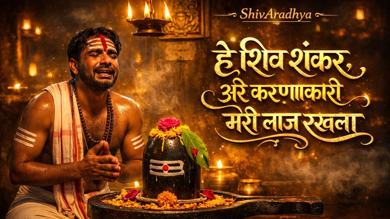 हे शिव शंकर, अरे करुणाकारी 😭 He Shiv Shankar Are Karunakari | Meri Laaj Rakh Lo | Emotional Bhajan