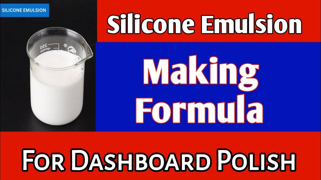 Emulsion Making Formulation 40% For Dashboard | Car Polish Making #Siliconeemulsion 