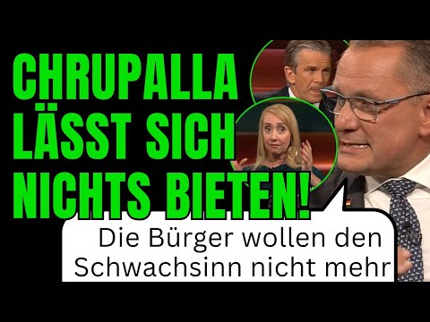 Bei Lanz: "Siegmund hat Schiss vor der Verantwortung!" // Dann schult Chrupalla die Lanz-Runde ein.