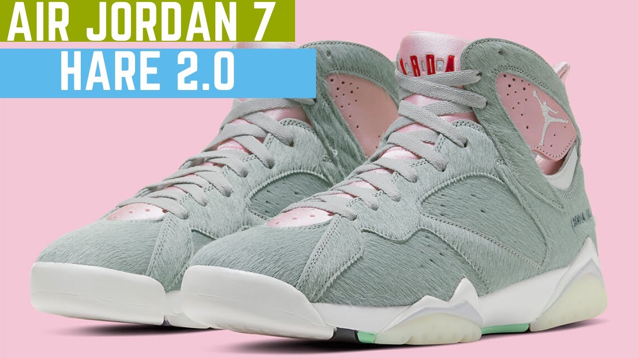 Air Jordan 7 Hare 2.0 Sneaker Details