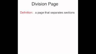 Yearbook Vocabulary