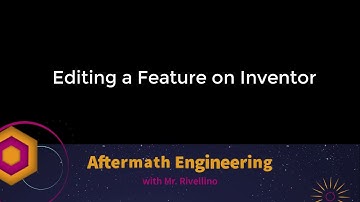 Editing a Feature on Inventor