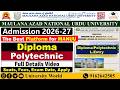 Manuu Polytechnic/Diploma Admission Process | Seats, Fees, Syllabus, Hostel | @UniversityWorld