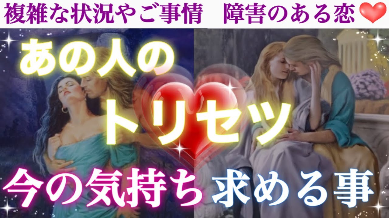 【丸わかり🤭】掴めないあの人のトリセツ❣️表に出さない今のお気持ち、求める事、マルっとお教えしちゃいます🤗