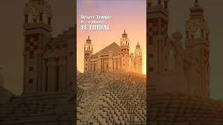 Desert Temple Upgrade for Minecraft: Tutorial (short version) #howtobuild #minecraft #minecraftbuild Tutorial Minecraft Desert Temple Upgrade Howtobuild