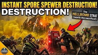 How to Destroy Spore Spewers Fast in Helldivers 2 (Hellbomb Strategy)