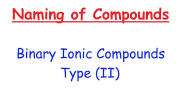 Naming Compounds Part 2