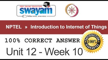 Introduction to internet of things week 10 assignment solution