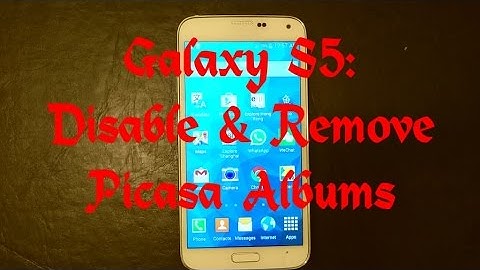 Galaxy S5: How to Disable & Remove Picasa Albums