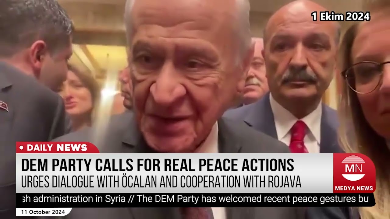 DEM Party urges concrete action as Ankara makes gestures towards Kurdish peace