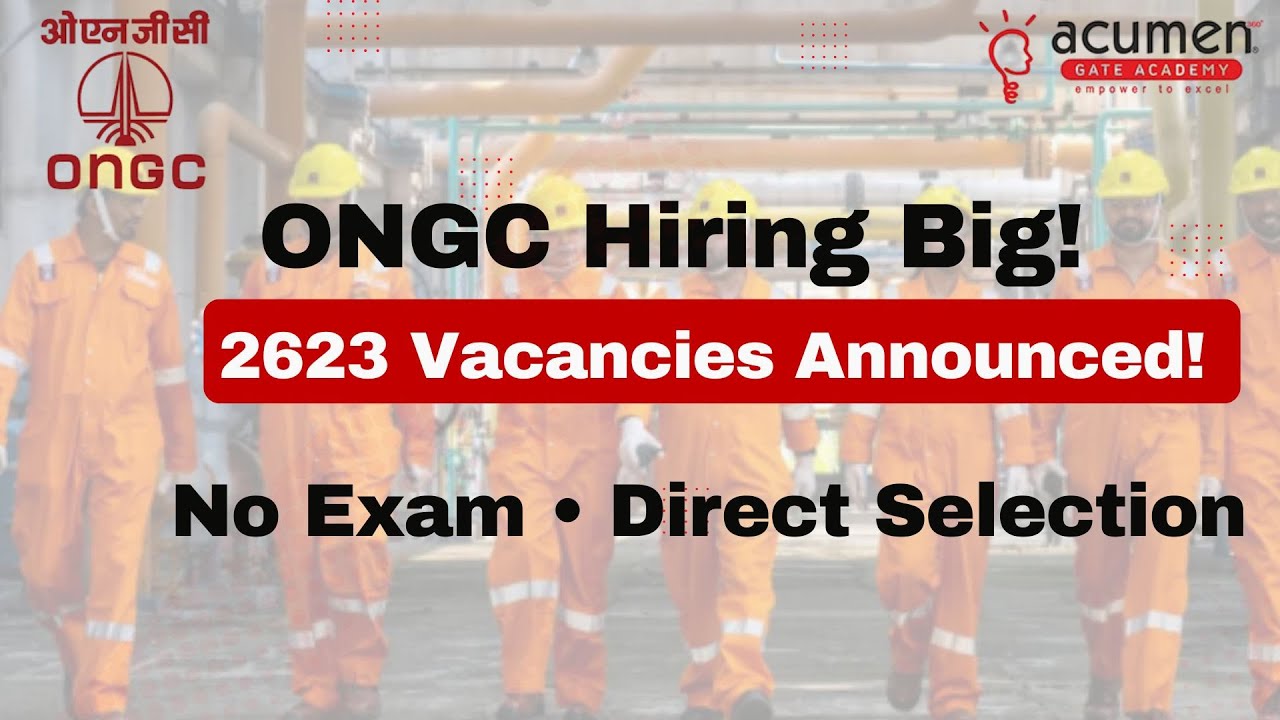 ONGC 2025 Hiring – Huge Apprentice Vacancies! 💼 Check Eligibility & Important Dates