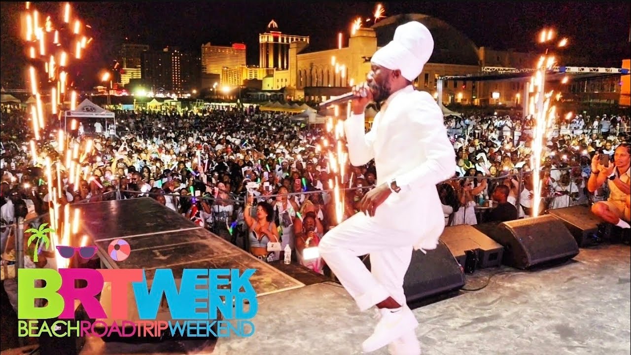 Sizzla Kalonji Bring the Heat Brt weekend 2025 All white party Atlantic City