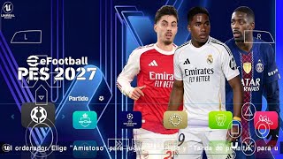 eFootball PES 2027 PPSSPP ISO [NO TEXTURE & NO SAVE DATA] NEW KITS 26/2027 REAL FACES & TRANSFERS