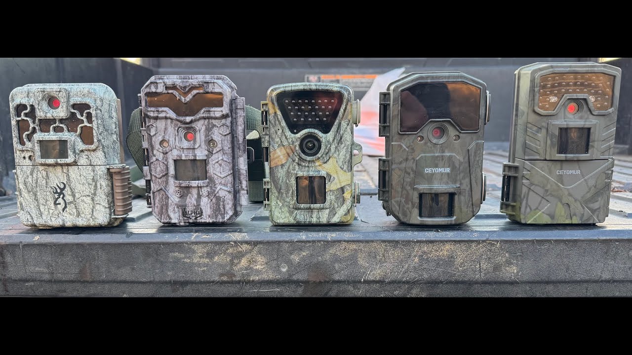Browning Alpha Maxdone Ceyomur Trail Cam Comparison