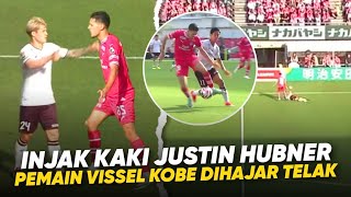 Pasang Muka Kalem Padahal Jiwa Petarung !! Balas Dendam Justin Hubner ke Permainan Kasar Vissel Kobe