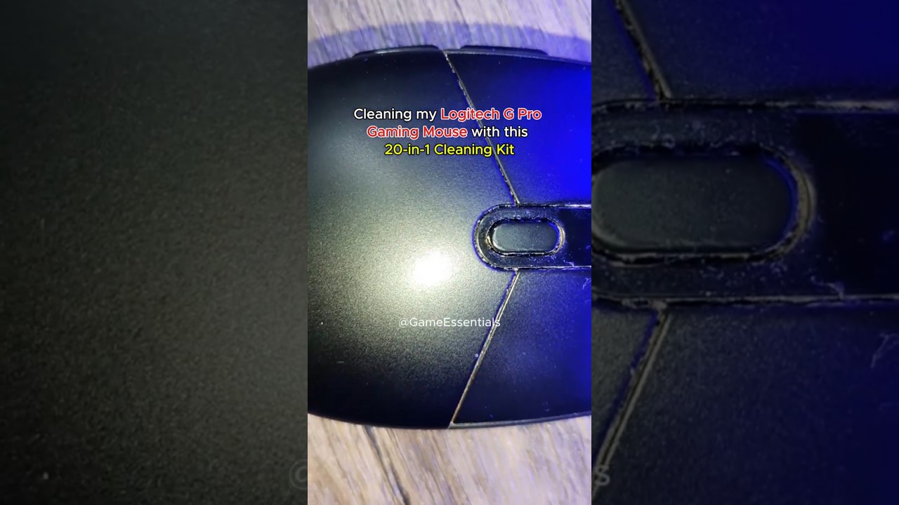 Cleaning my Logitech G Pro Gaming Mouse with this 20-in-1 Cleaning Kit #gadgets #cleaning