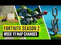 Fortnite | All Season 2 Map Updates and Hidden Secrets! WEEK 11 (chapter 2)