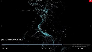Blender Turbulence particle animation tutorial
