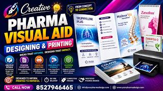 Premium Pharma Visual Aid & Literature Designing & Printing Solutions