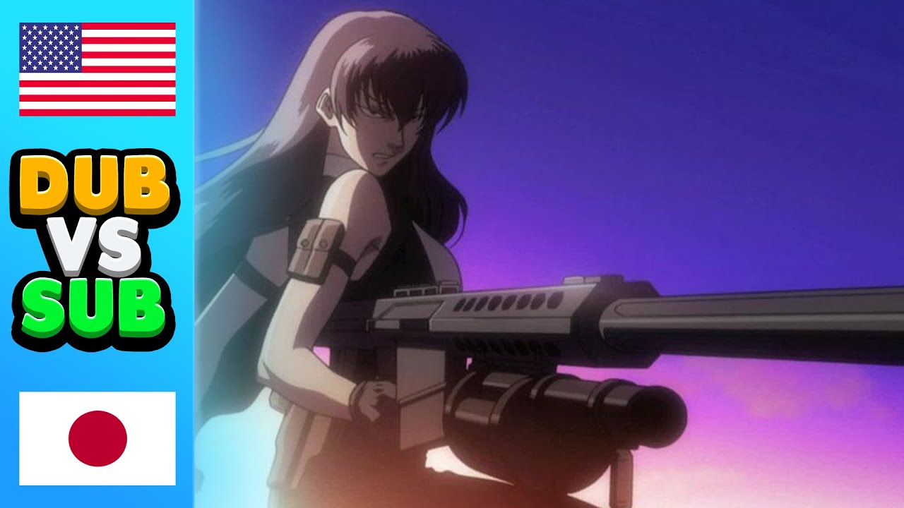 Black Lagoon Season 3 (Anime DUB vs SUB Comparison) - YouTube