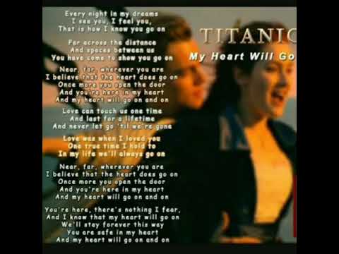 Titanic Song With Lyrics (My Heart Will Go On) - YouTube