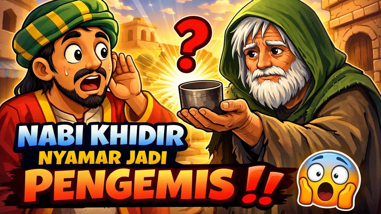 ABU NAWAS KAGET‼️NABI KHIDIR NYAMAR JADI PENGEMIS 😱⁉️ PENUH HIKMAH