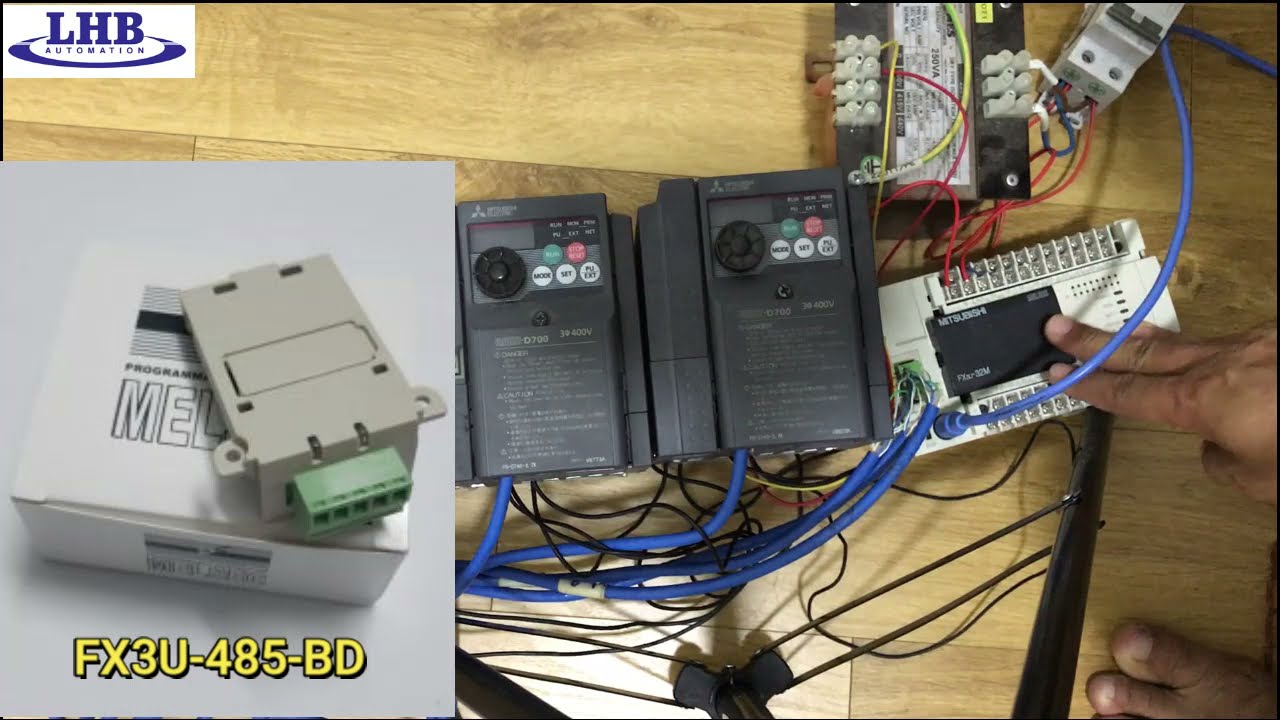 Test Card FX3U 485 BD Mitsubishi