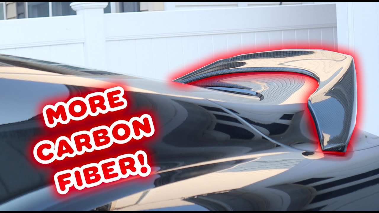 Installing Carbon Fiber Spoiler On My A90 Supra YouTube