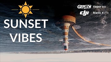 Sunset Over the Coast | Cinematic FPV & Drone Film (Roker) — Mavic 4 Pro + GEPRC Vapor D5