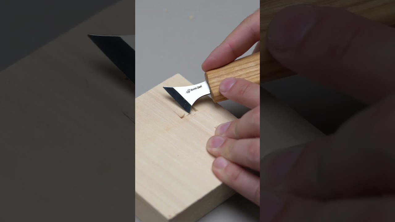 We designed our BeaverCraft S05 Chip Carving Set to solve all wood
