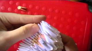 3D origami panda suit part 2
