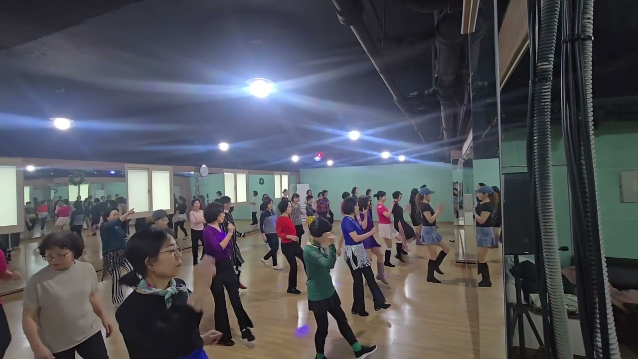 (초급)Bye ya ya ya/화사(굿 굿바이)영어버전/오후초급반수업/SY언니쓰라인댄스