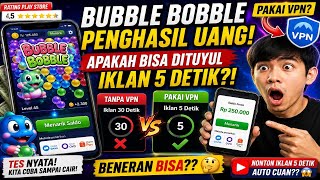 Aplikasi Penghasil Uang 2026! Apakah Bubble Bobble Membayar? Bisa Tuyul Iklan 5 Detik? screenshot 4