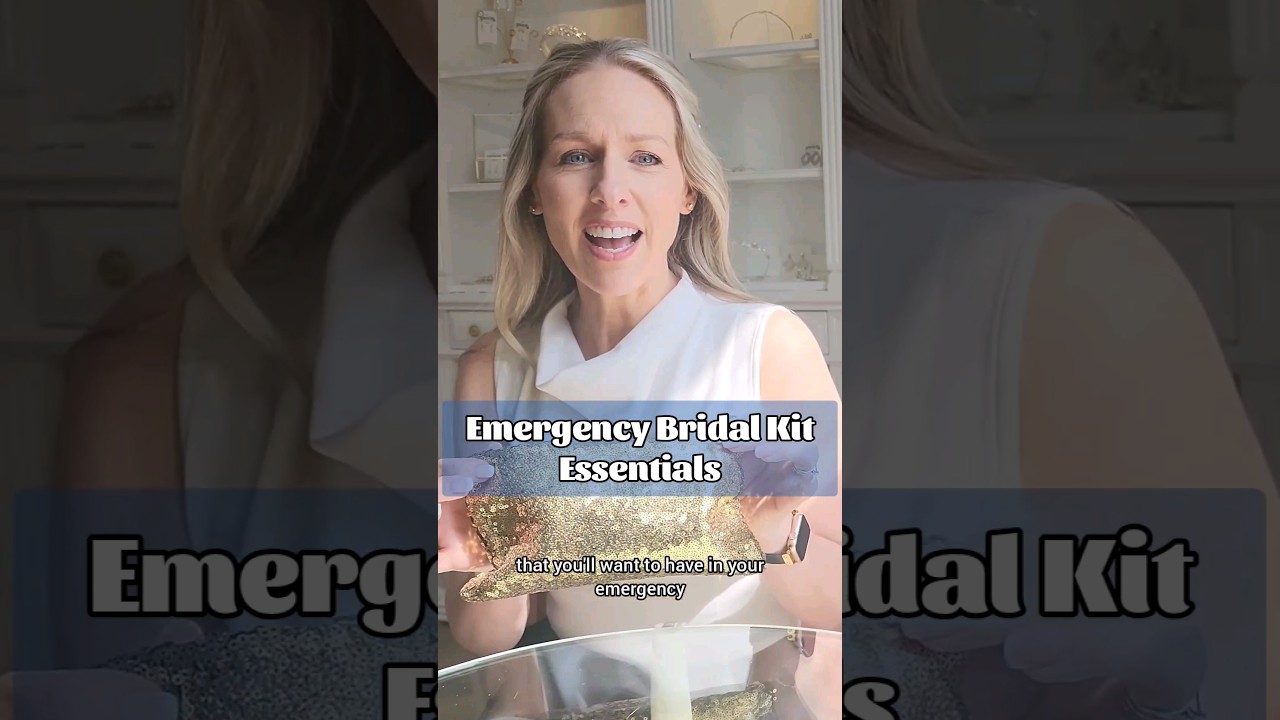 Emergency Bridal Kit Essentials #bride #wedding #bridal  #weddingpreparation