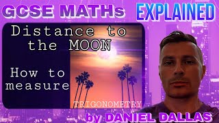 GCSE Maths Trigonometry application | Distance to the Moon | Hipparchus moon distance