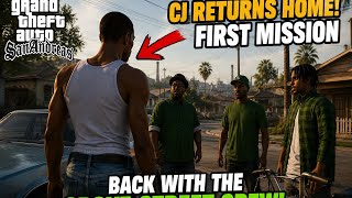 CJ Returns Home & Starts His First Mission with the Grove Street Crew! 🔥 | GTA San Andreas