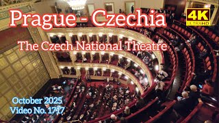 Prague Czechia - The National Theatre 