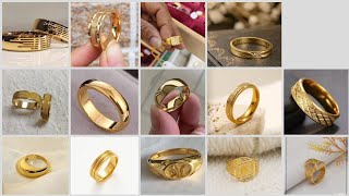 1 gram gold rings designs for men || simple unique gold rings designs for men