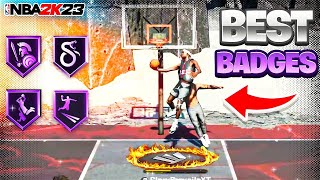 BEST FINISHING BADGES IN NBA 2K23 FOR EVERY BUILD!! (MOST EFFECTIVE BADGES TO USE!)