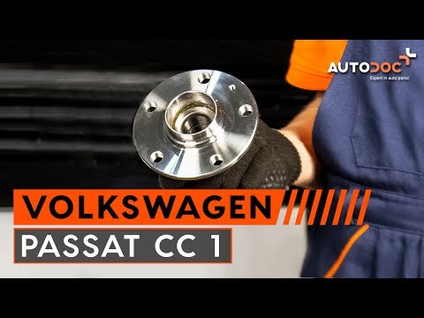 How to replace rear wheel bearing on VW PASSAT CC 1 TUTORIAL | AUTODOC