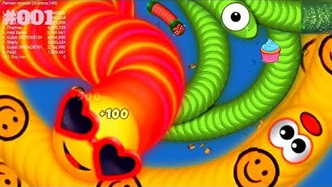 worms zone io #001 magic slither snake gameplay! saamp wala game! snake game 2023!
