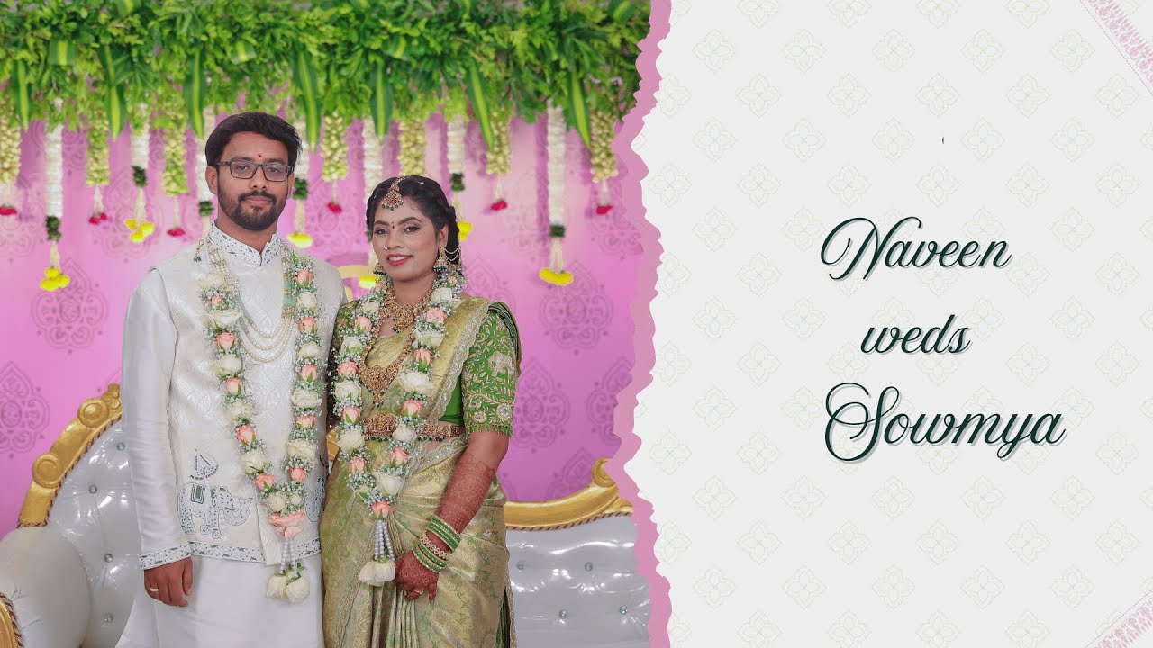 Naveen & Sowmya Wedding  Live Streaming Starts From  7th Nov 2025 9.30AM Onwards