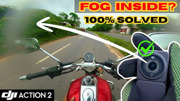 DJI Action 2 Fog & Moisture 100% Problem Solved | 2 Easy Steps | Complete Ride Test #djiaction2