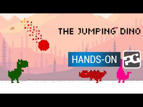THE JUMPING DINO - Prehistoric Pick-up-and-Play