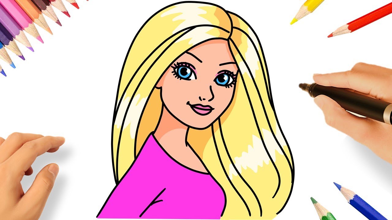 Como Desenhar Uma Barbie Passo A Passo Facil
