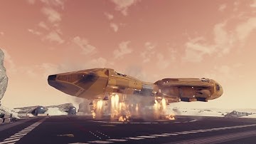 Here’s My Gunship Taking Off (Starfield)