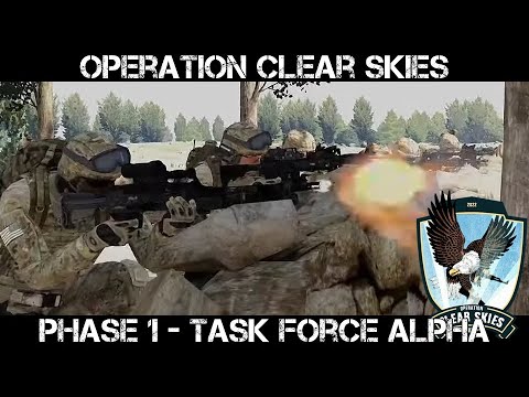 ARMA 3 Infantry Gameplay - Op Clear Skies Phase 1 - 506th 2022 Deployment - TF Alpha - Commanding