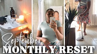 Monthly Reset Routine | Getting my life together for September | Deep Clean | South African YouTuber