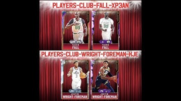 NBA 2K20 Myteam *4 Locker Codes*(Taco Fall/Justin Wright Player Club Code)+2 Locker Codes(All Below)