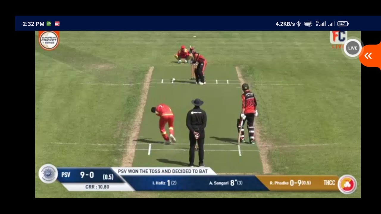 Psv vs thcc live cricket match t10 league